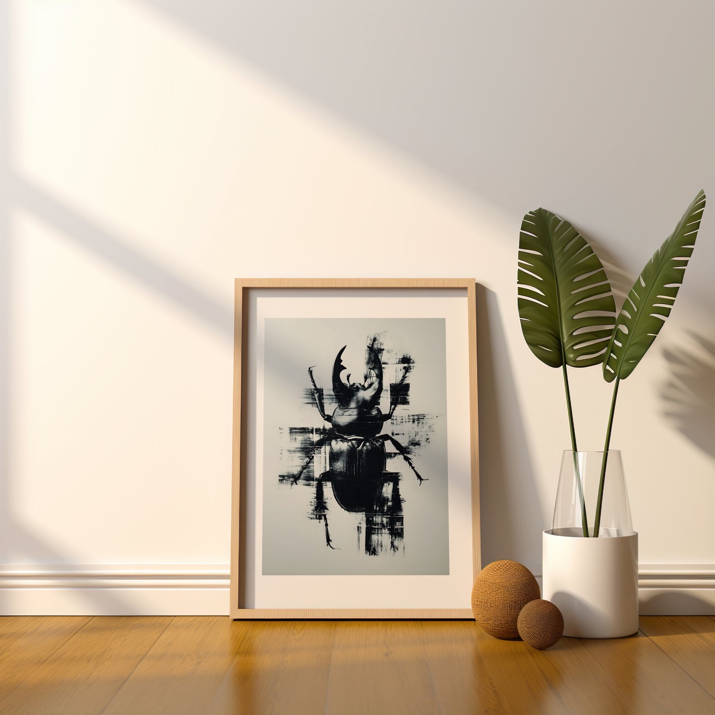 Tableau scarabée - Abstrait - Art contemporain - Décoration moderne