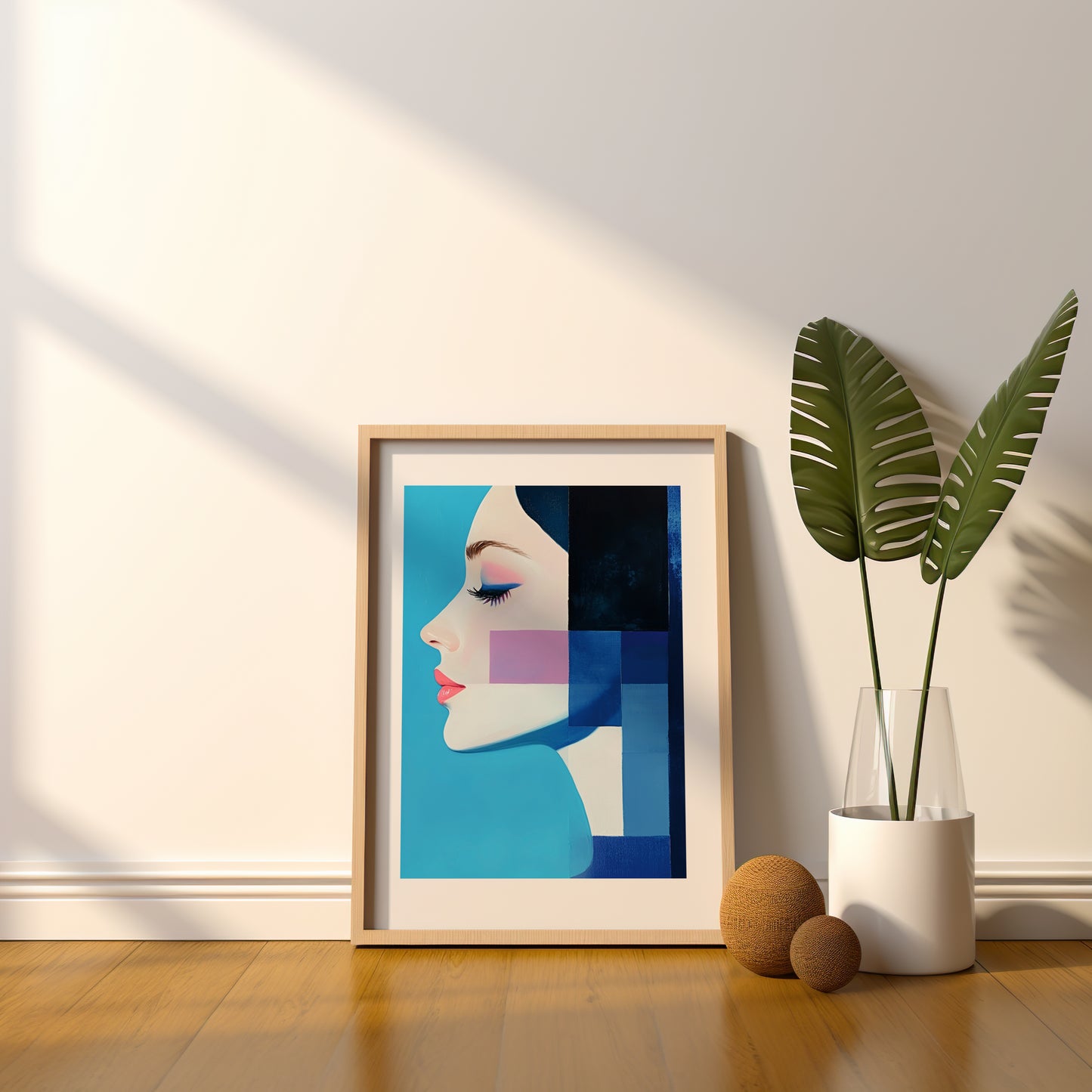 Tableau profil femme - Art contemporain - Décoration moderne