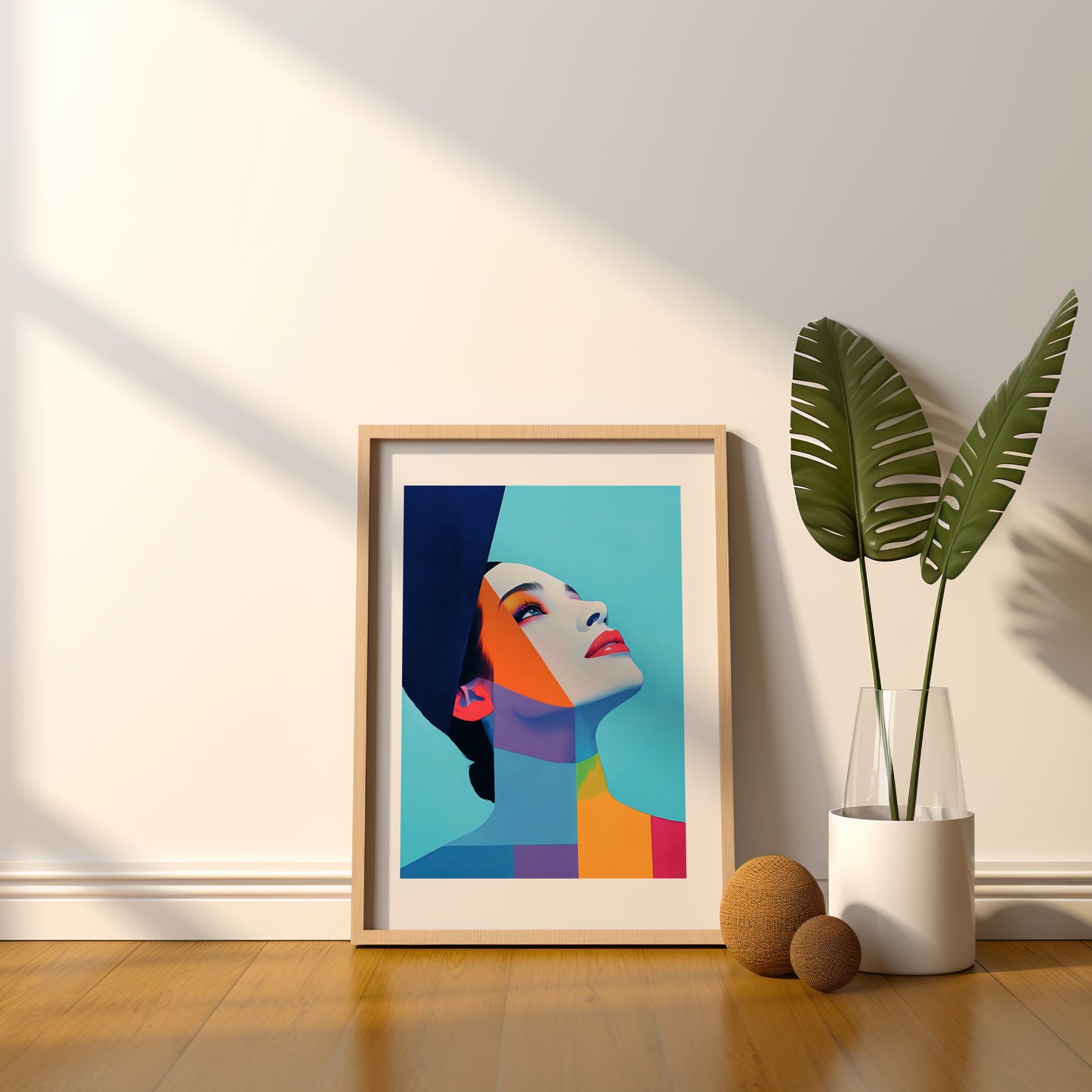 Tableau femme - Pop art - Coloré - Décoration moderne