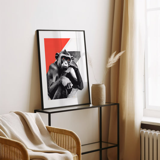 Tableau singe - Animal - Moderne - Contemporain - Street art