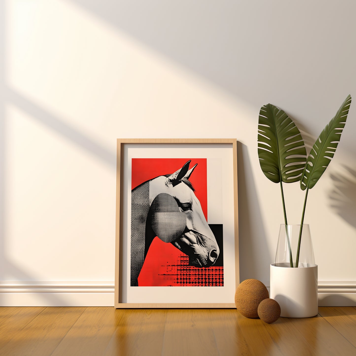 Tableau cheval - Nombre d'or - Décoration moderne