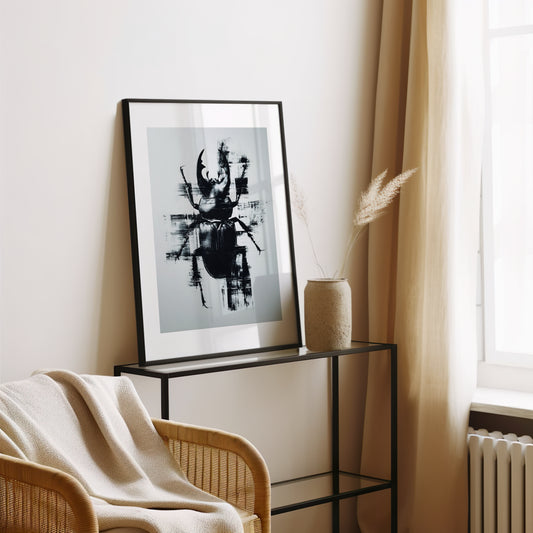 Tableau scarabée - Abstrait -  Art contemporain - Décoration moderne