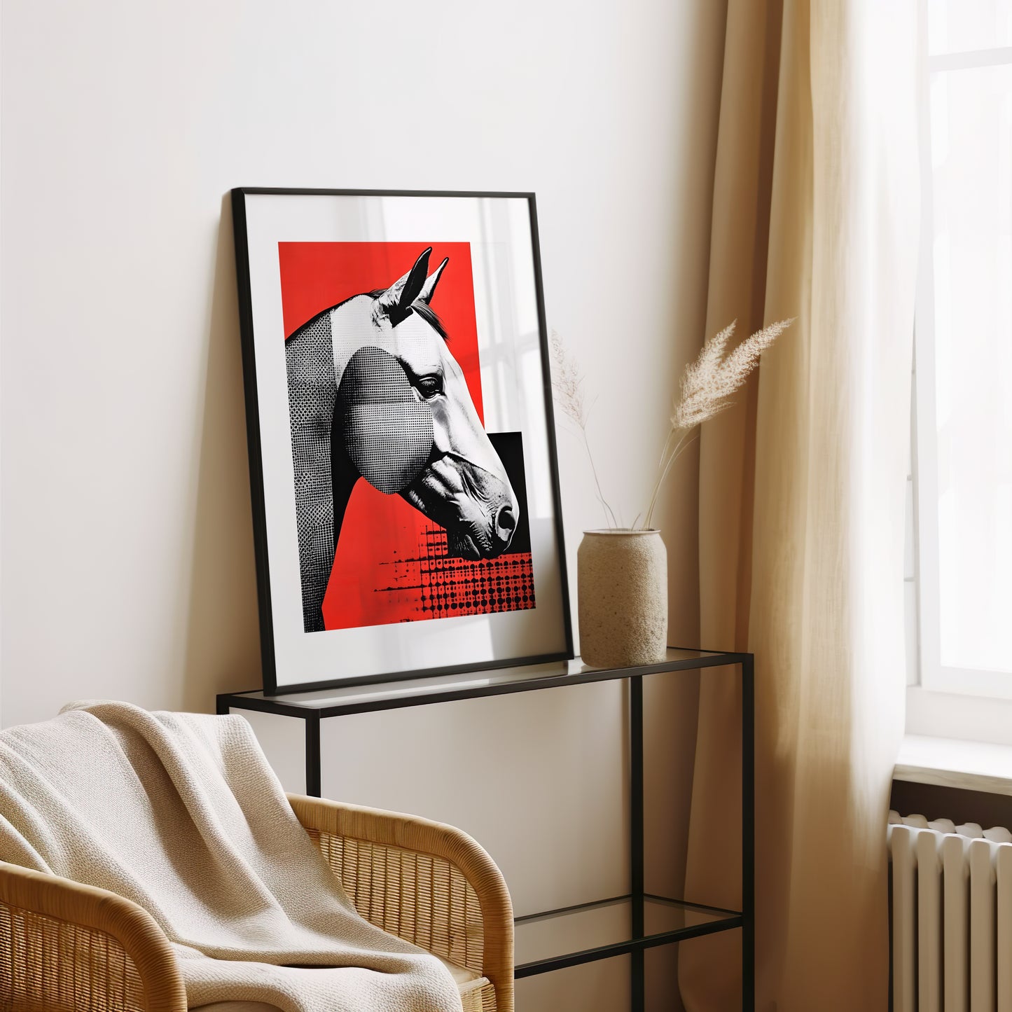 Tableau cheval - Nombre d'or - Décoration moderne