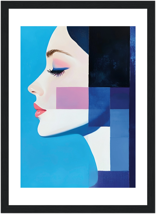 Tableau profil femme - Art contemporain - Décoration moderne