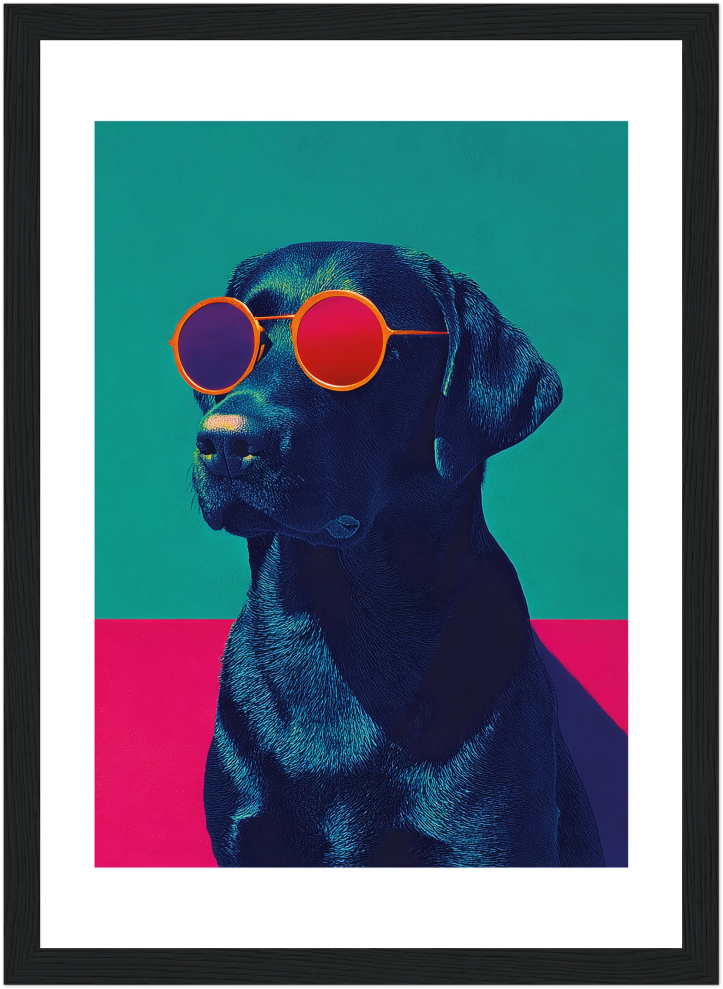Tableau chien - Pop art - Contemporain - Décoration moderne