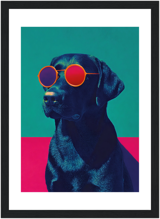 Tableau chien - Pop art - Contemporain - Décoration moderne