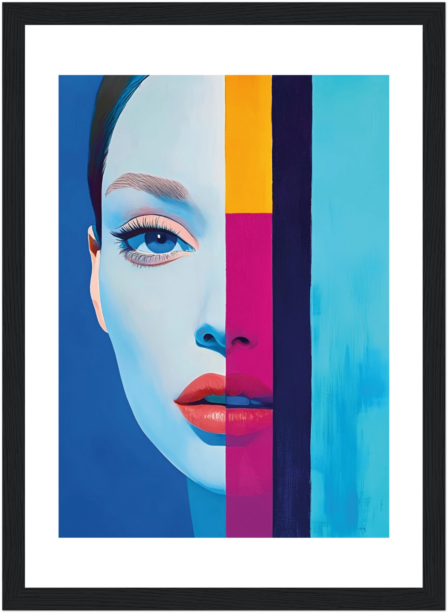 Tableau femme coloré - Art contemporain - Décoration moderne