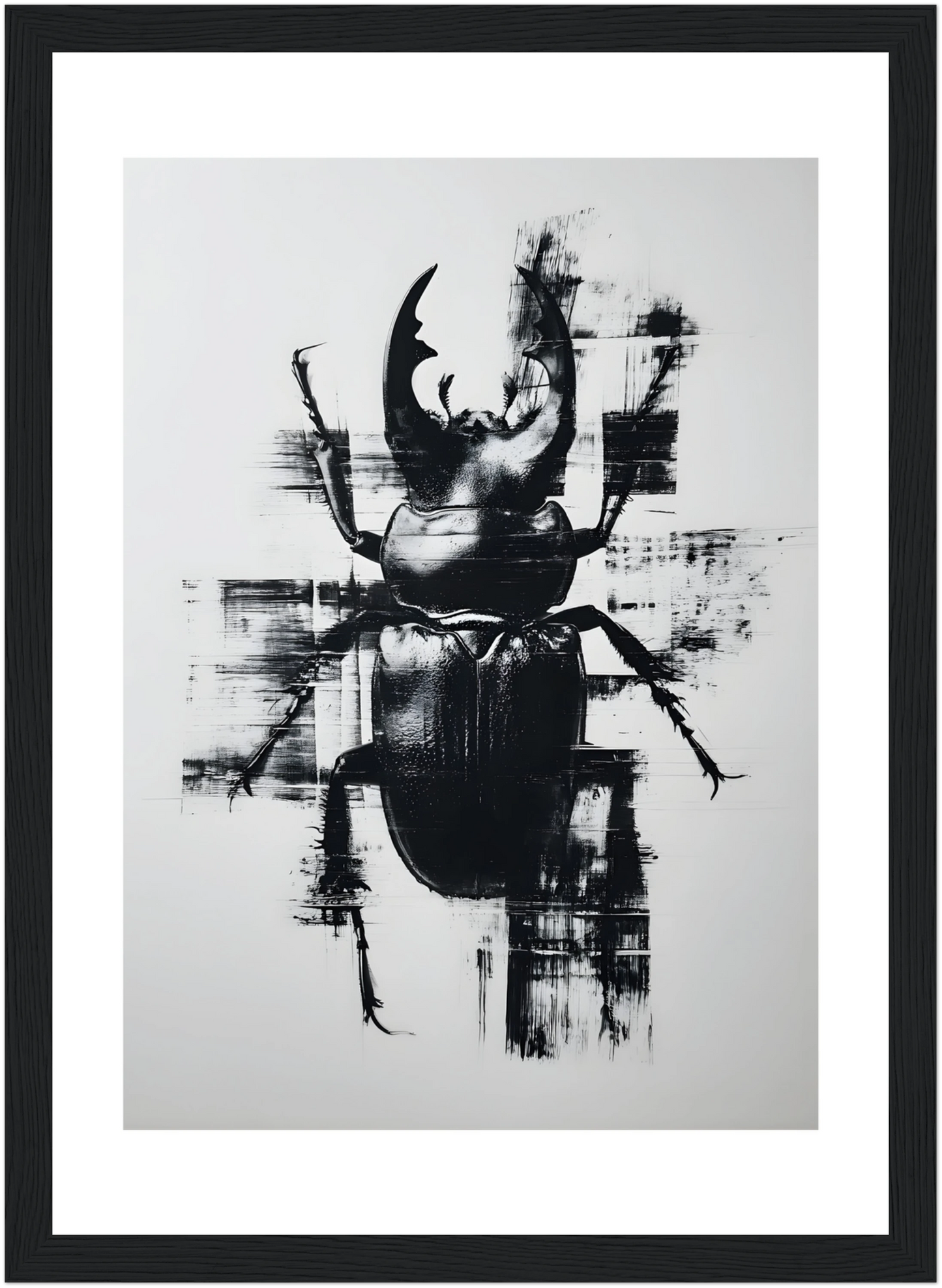 Tableau scarabée - Abstrait -  Art contemporain - Décoration moderne