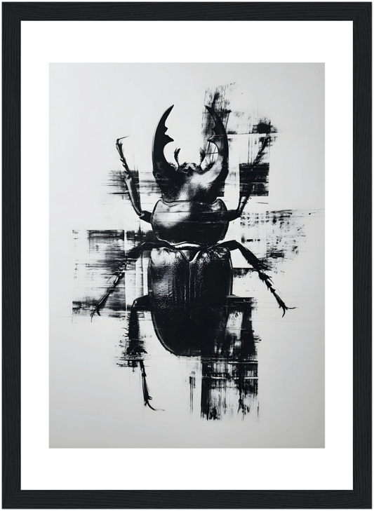 Tableau scarabée - Abstrait -  Art contemporain - Décoration moderne