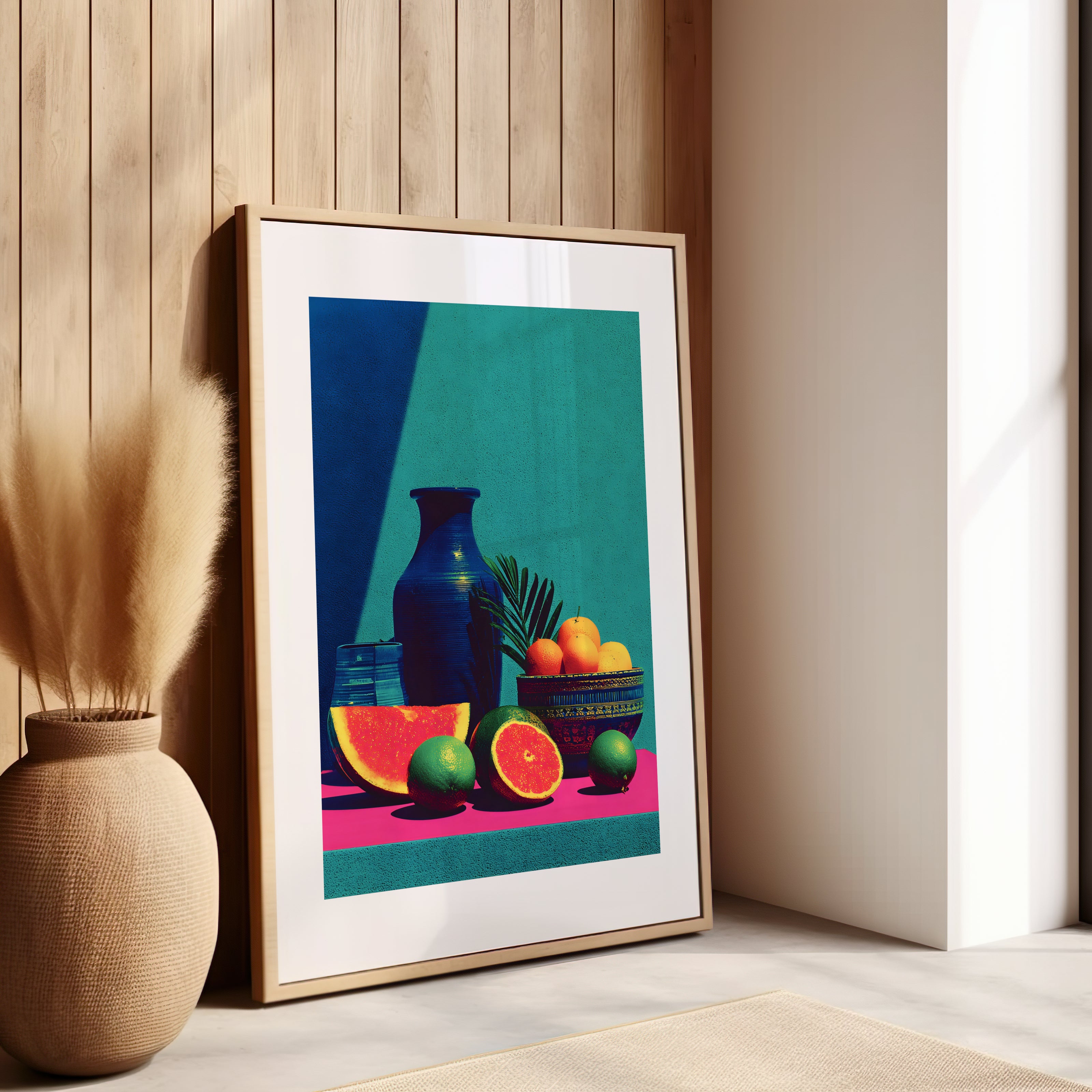 Décoration murale, cadre nature morte, pop art pour cuisine, salle à manger moderne
