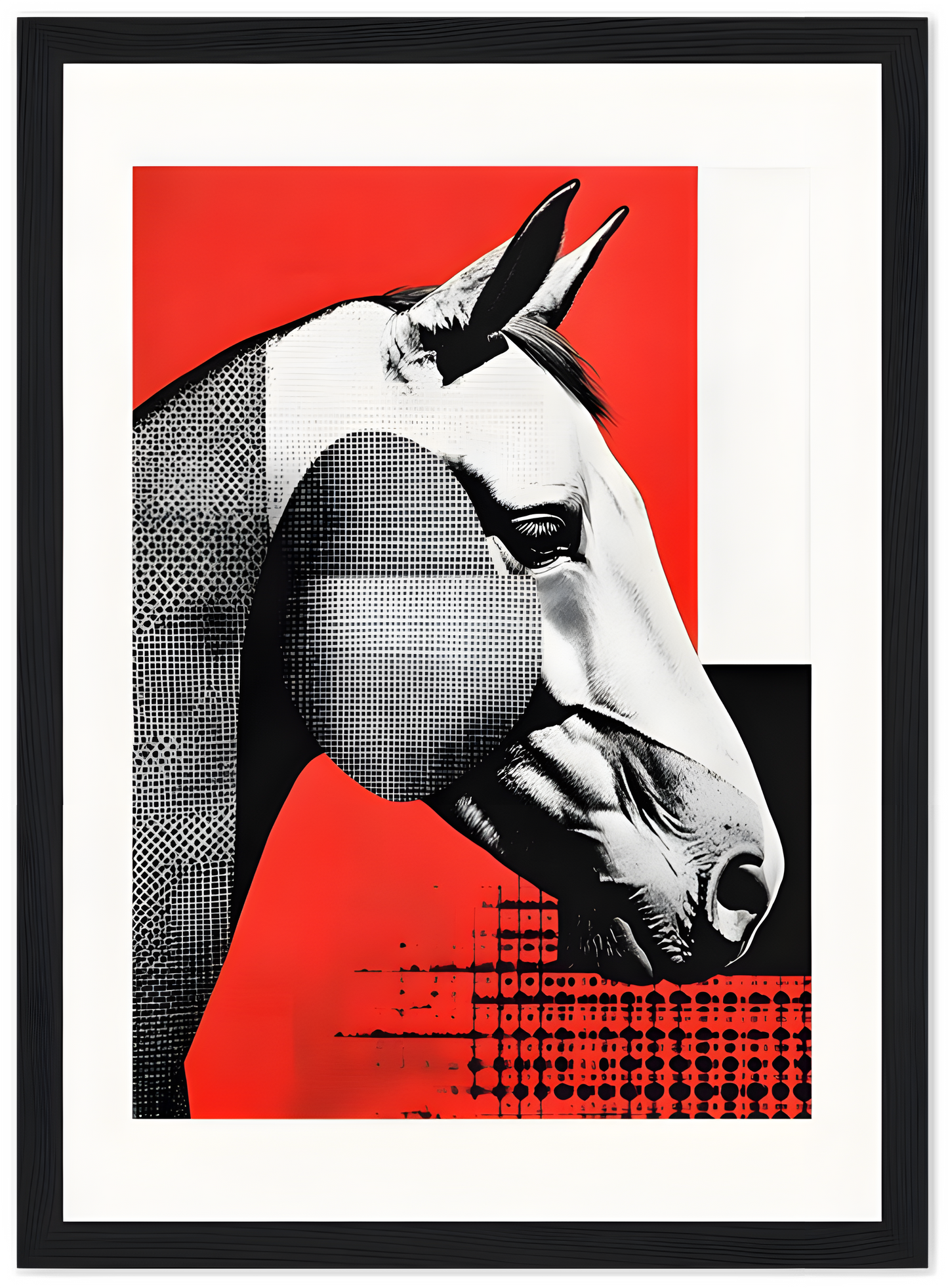 Tableau cheval - Nombre d'or - Décoration moderne